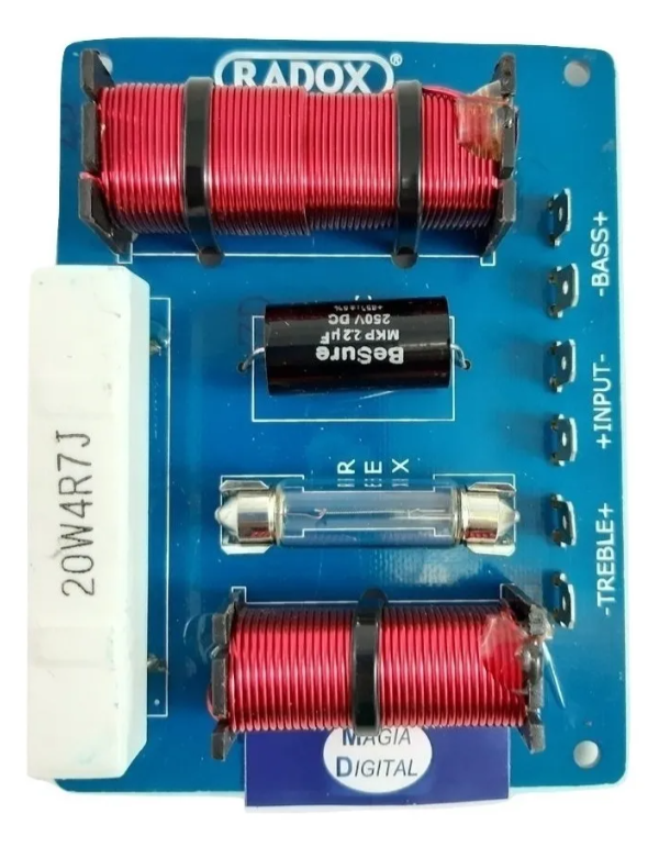 Crossover Pasivo Profesional 2 Vias 300w 4-8 Ohms 140-792 Radox