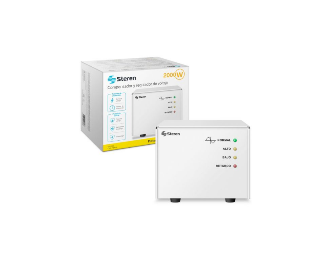 Compensador Y Regulador De Voltaje De 2000W 920-200 Steren