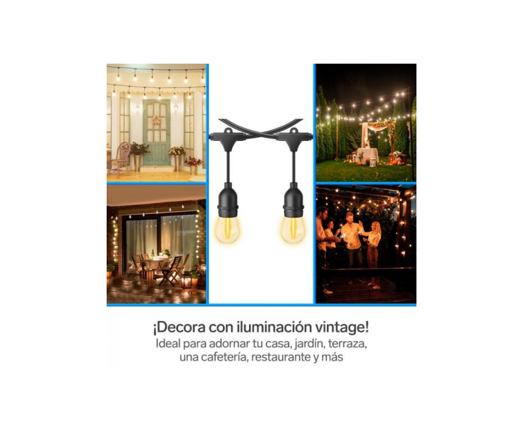 Serie LED De 24 Focos Para Exterior MODLED-400 Steren