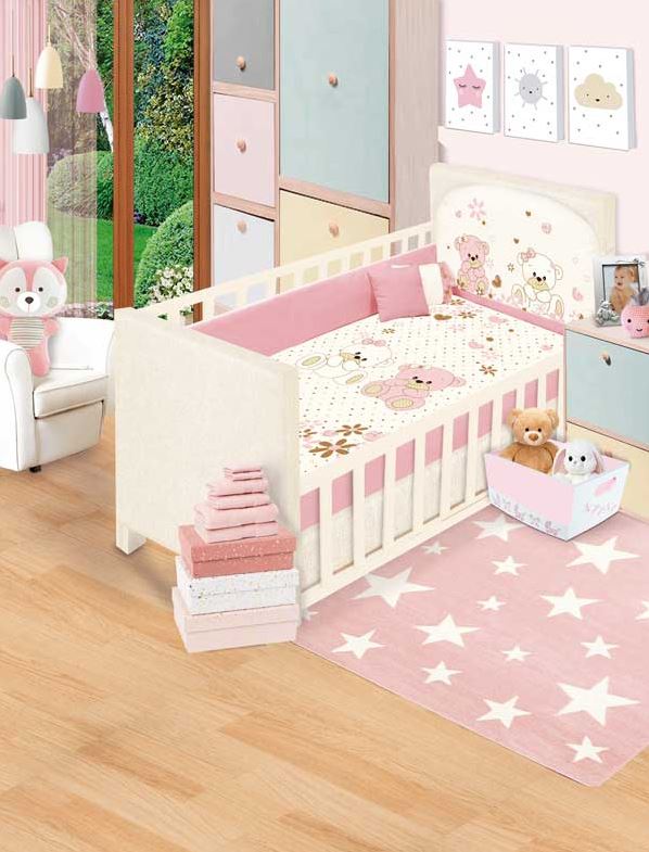 Set De Edredón Para Cuna Corral Modelo Ternura Ccc Baby Baby