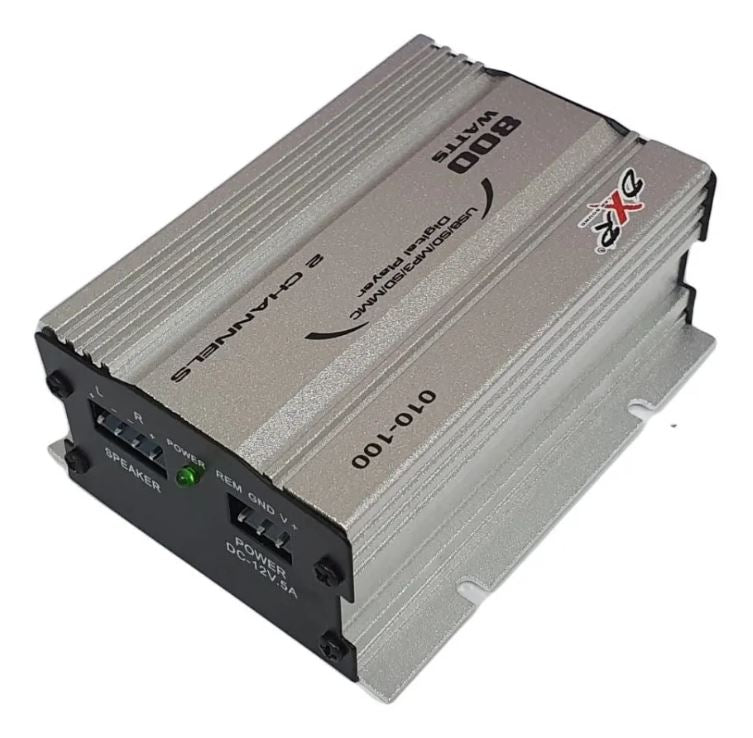 Amplificador 2 Canales 800W Gris 010-100 Radox