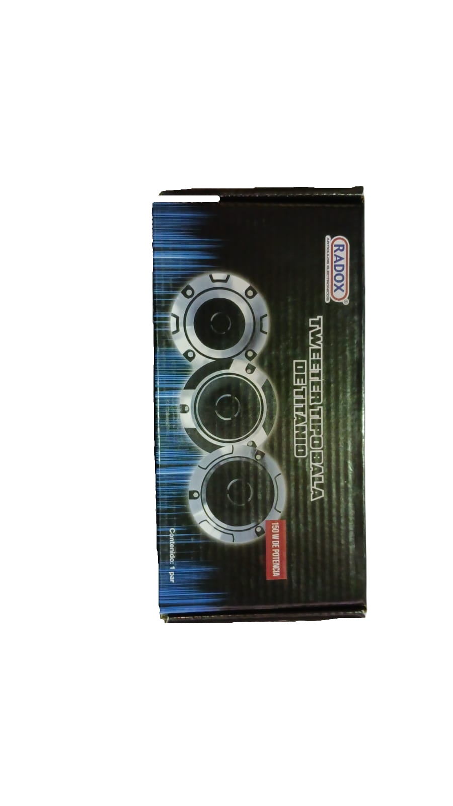Juego De Tweeters Bala De Titanio 150w 066-847 Radox