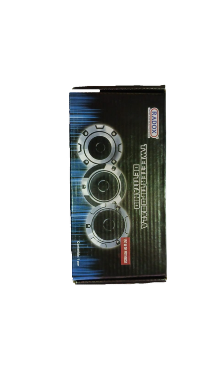 Juego De Tweeters Bala De Titanio 150w 066-847 Radox