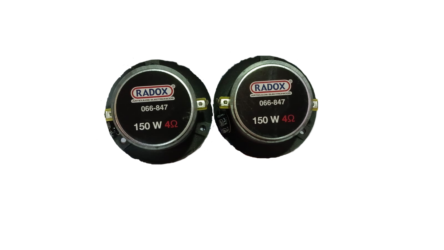 Juego De Tweeters Bala De Titanio 150w 066-847 Radox