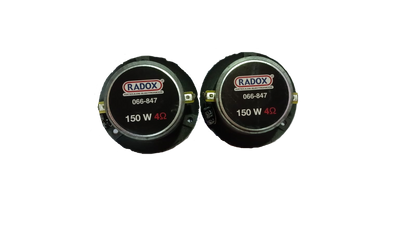 Juego De Tweeters Bala De Titanio 150w 066-847 Radox