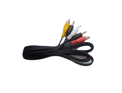 Cable Para Audio Y Video De 3,5mm A 3 Plug Rca De 1,8m  080-045 Radox