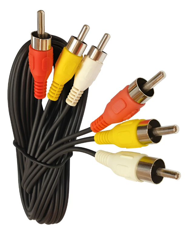 Cable Rca A Rca 1.80m Para Audio/video Tv, Dvd 080-049 Radox