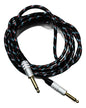 Cable Plug 1/4 Para Instrumento Guitarra O Bajo 3 Metro 080-827 Radox