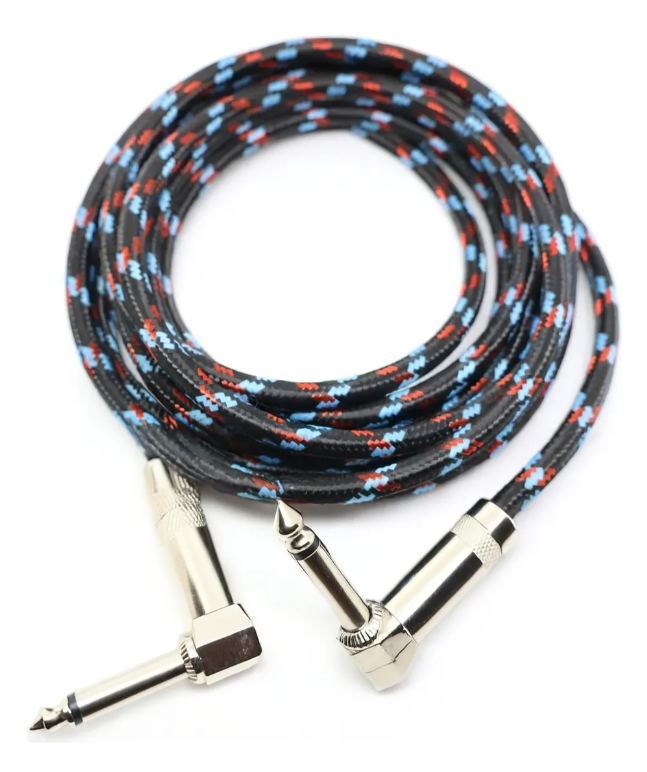 Cable Para Guitarra 6.3mm Plug En L 3m Radox 080-832 Radox