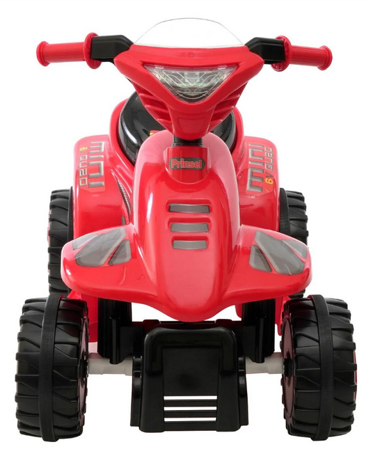 Moto Eléctrica Mini Quad De Prinsel Rojo