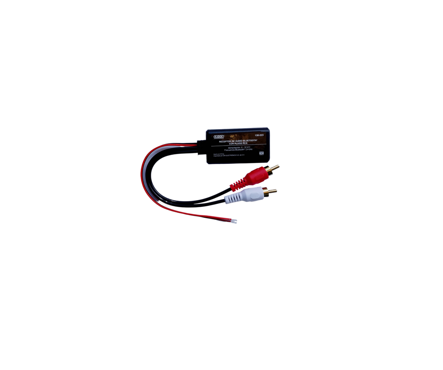 Receptor De Audio Bluetooth C/plugs Rca 130-223 Radox