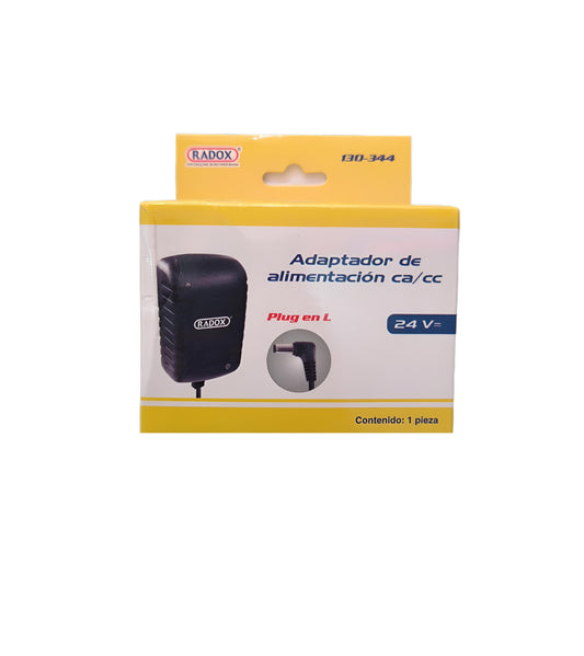 Adaptador Eliminador De Alimentación 24V 1.5 A 130-344 Radox