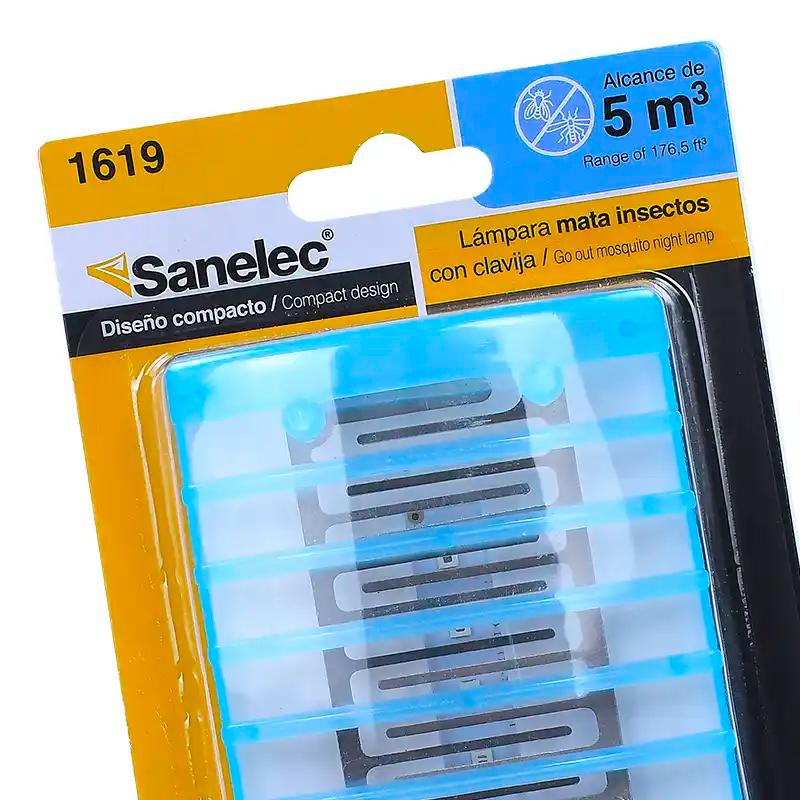 Mata insectos de pared 0.5w 120v 1619 Sanelec