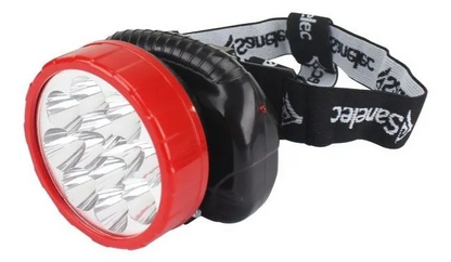 Linterna Tipo Minero Recargable De 12 Leds 2159 Sanelec