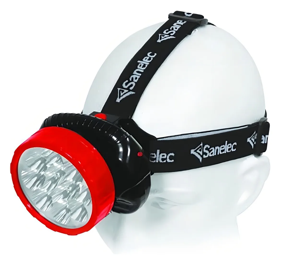 Linterna Tipo Minero Recargable De 12 Leds 2159 Sanelec