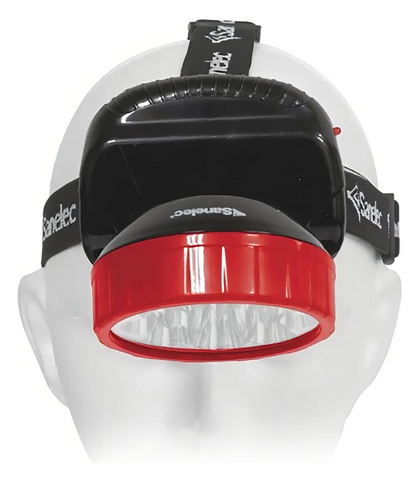 Linterna Tipo Minero Recargable De 12 Leds 2159 Sanelec