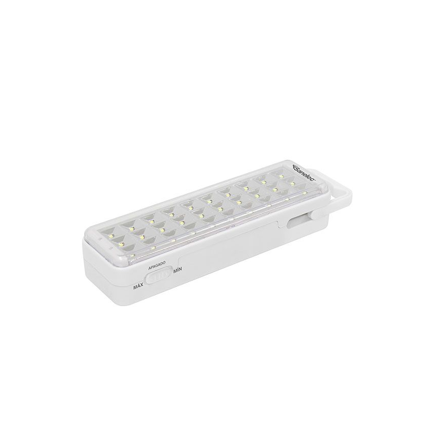 Lámpara De Emergencia Recargable Con 30 Leds  Sanelec 2163