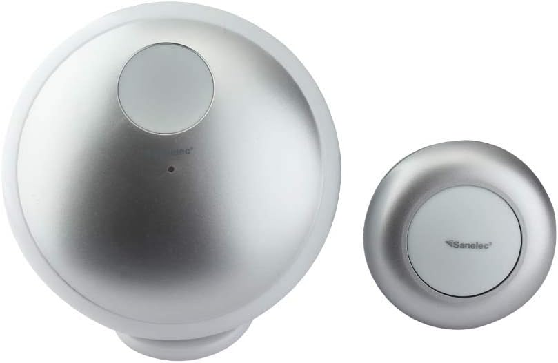 TIMBRE INALAMBRICO DE ESFERA GRIS 2630 SANELEC