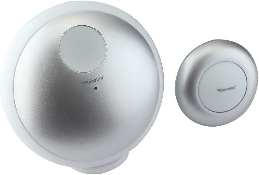 TIMBRE INALAMBRICO DE ESFERA GRIS 2630 SANELEC