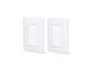 Pack De 2 Placas Toscana Con Apagador Sencillo Sanelec 4456