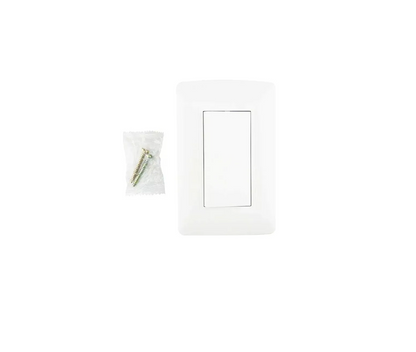 Pack De 2 Placas Toscana Con Apagador Sencillo Sanelec 4456