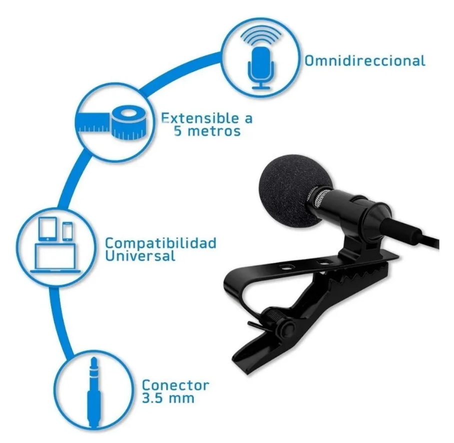 Micrófono Dinámico Unidireccional Con Condensador Radox 490-355