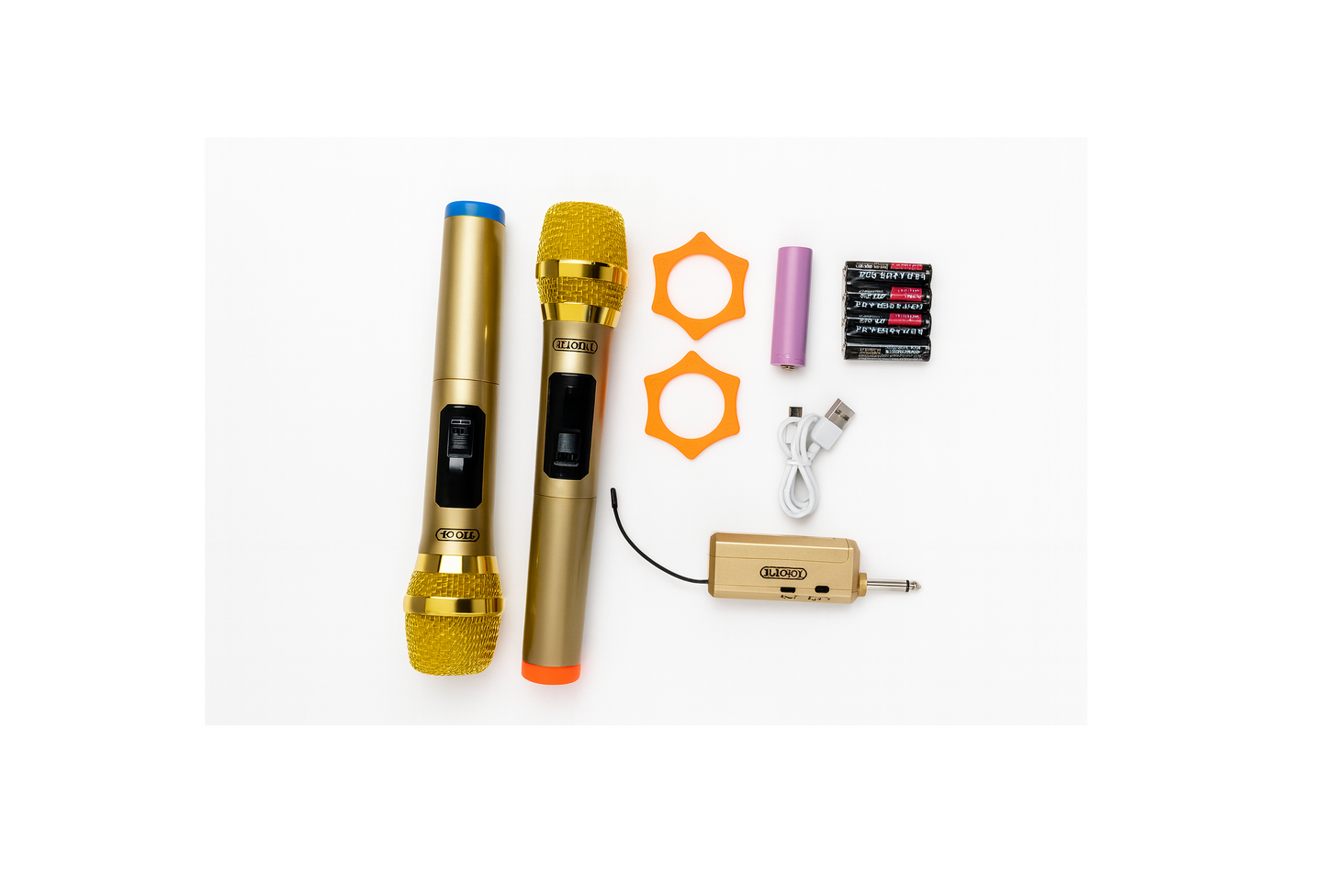 Sistema De Micrófonos Inalámbricos UHF Radox 490-470