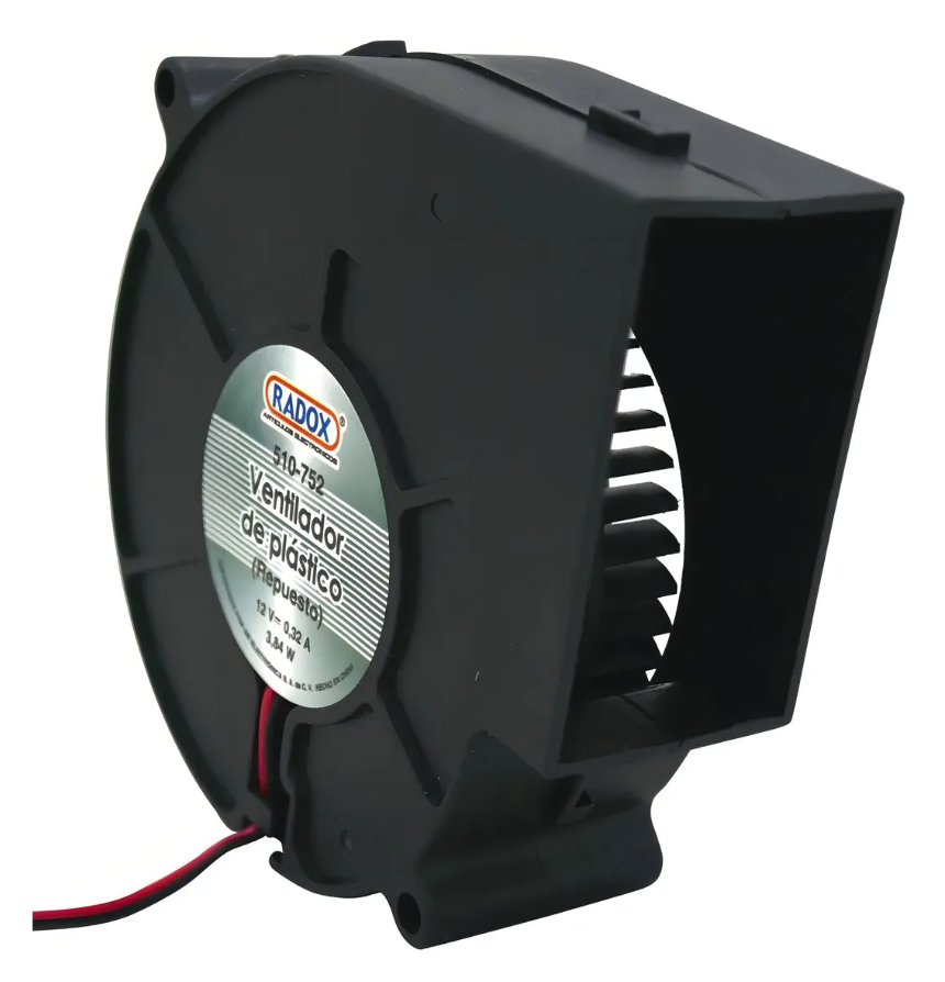 Ventilador Turbina 4 PuLG 12vdc 510-752 Radox