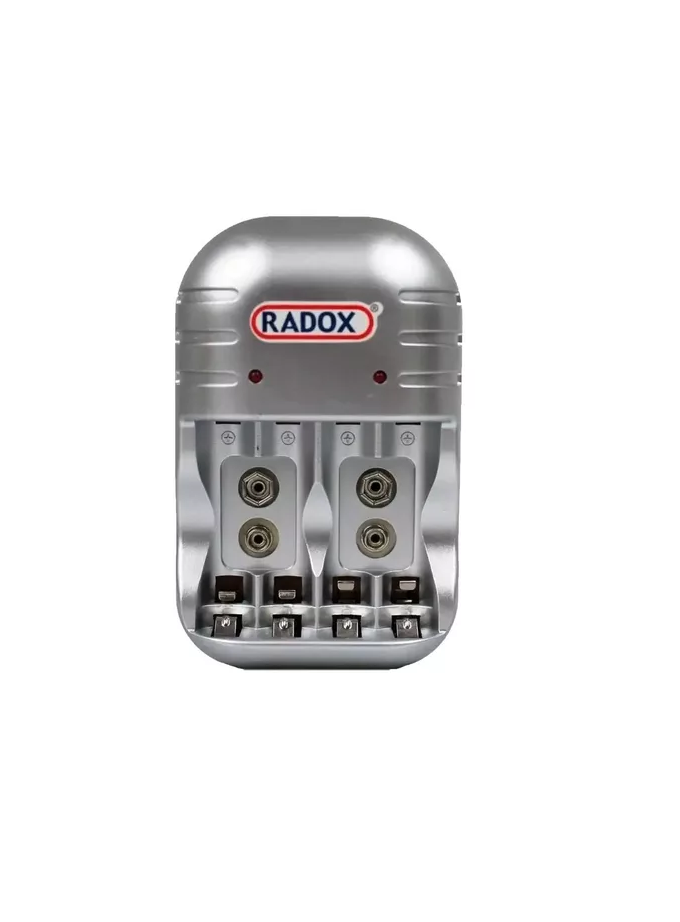 Cargador De Baterías AA, AAA Y 9V Incluye 2 AA Y 2 AAA Radox  660-166