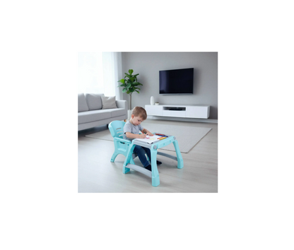 Baby Evolution Boy 3 En 1 Silla Alta, Bañera Y Escritorio Prinsel
