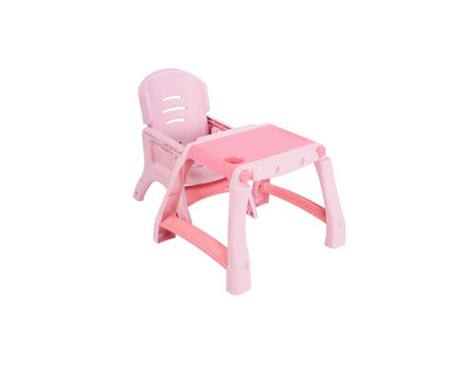 Baby Evolution Girl 3 En 1 Silla Alta, Bañera Y Escritorio Prinsel