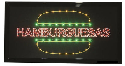 Anuncio Luminoso Led De Hamburguesas Radox 246-413