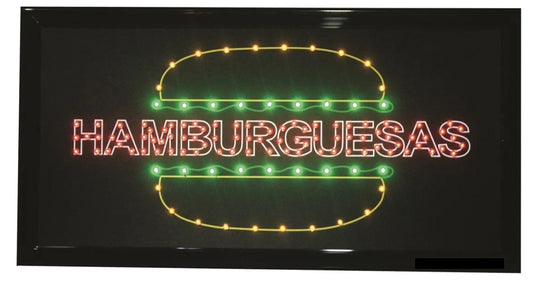 Anuncio Luminoso Led De Hamburguesas Radox 246-413