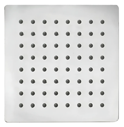 Regadera Cuadrada 8 Pulgadas Acero Inoxidable Sanplom 8503