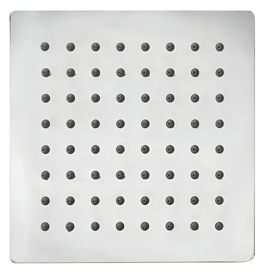 Regadera Cuadrada 8 Pulgadas Acero Inoxidable Sanplom 8503