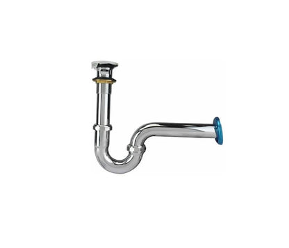 Céspo De Latón Cromodo Para Lavabo Tipo Moneda Sanplom 8598