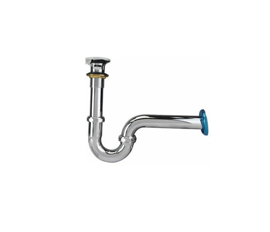 Céspo De Latón Cromodo Para Lavabo Tipo Moneda Sanplom 8598