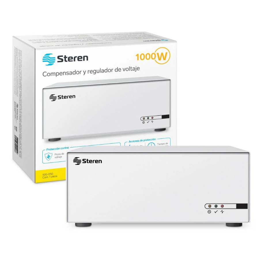 Compensador y Regulador De Voltaje De 1000 W Para Electrodomésticos 920-050 Steren