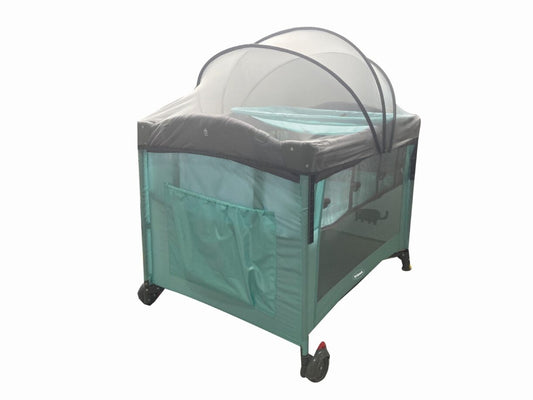 Cuna Corral Armable Colecho Mecedora Prinsel Unisex Azul