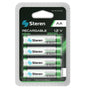 Paquete de 4 pilas recargables de alta capacidad "AA" NiMH 2500 mAh BAT-NM-AA/2500