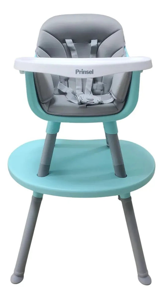 Silla Alta Periquera Bistro 3 En 1 Prinsel Azul