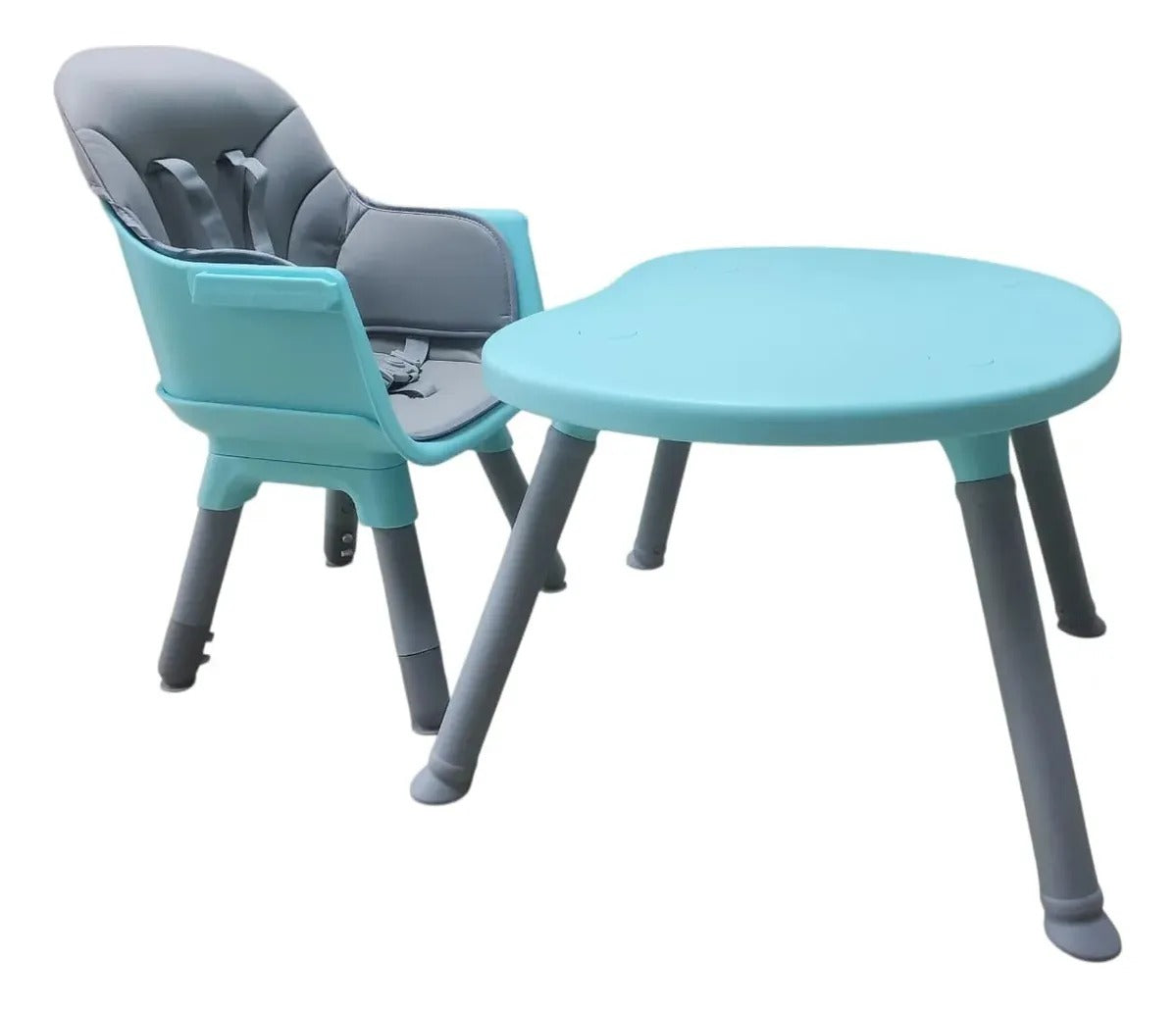 Silla Alta Periquera Bistro 3 En 1 Prinsel Azul