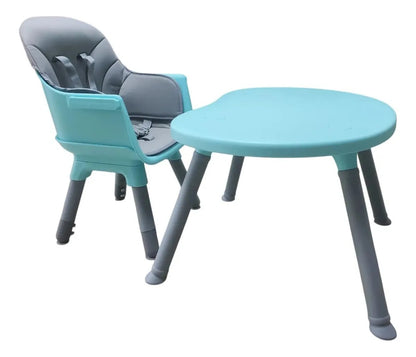 Silla Alta Periquera Bistro 3 En 1 Prinsel Azul
