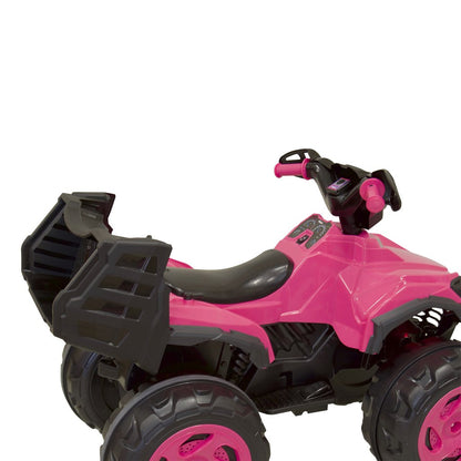 Moto Cuatrimoto Electrica Cobra Rosa Prinsel