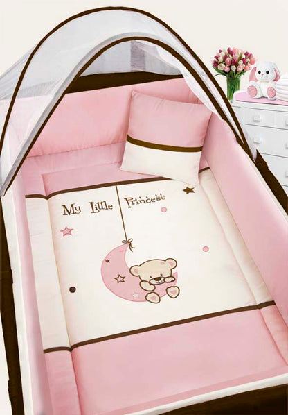 Set De Edredón Para Cuna Viajera Osita Luna Baby Baby