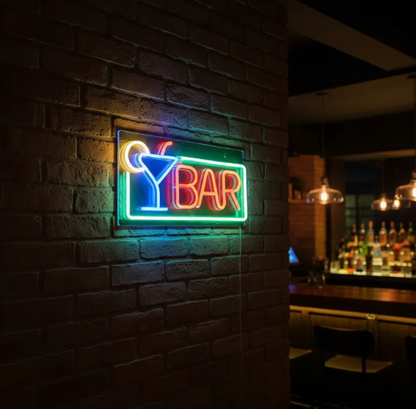Anuncio Luminoso Neon De Bar Para Negocio Radox 246-454