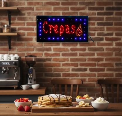 Anuncio Luminoso Led De Crepas 246-411 Radox