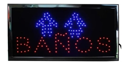 Anuncio Luminoso Led De Baños 246-402 Radox