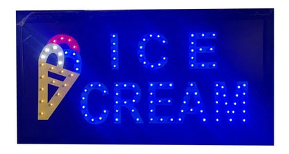 Anuncio Luminoso Led Para Negocio De Ice Cream 246-444 Radox