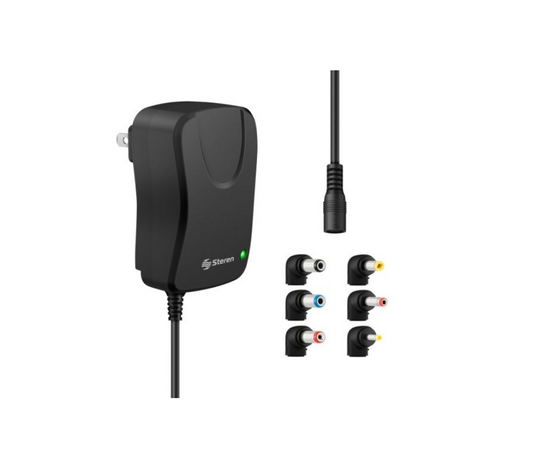 Eliminador Regulado De 3 a 12 Vcc, 2,5 A Con Puntas Intercambiables ELI-2500 Steren